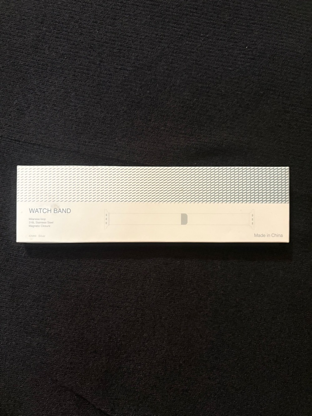 NEW Milanese loop Stainless Steel Magnetic Closure Watch Band MB38/40mm-Grey